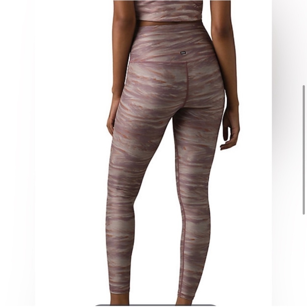 Nwt PrAna Women's Layna 7/8 Printed Musk Travertine Leggings Large
